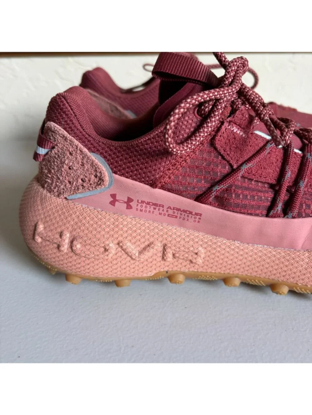 Under Armour Fat Tire Venture Pro Shoes Men's US 8 Cinna Red Canyon Pink Bulky R